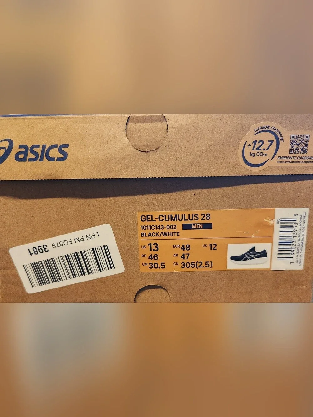 Asics gel cumulus